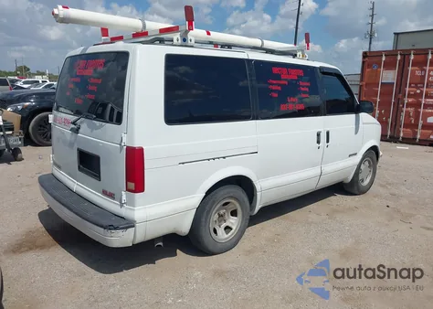 2000 GMC Safari Sl из США, поврежденный, VIN 1GKDM19W1YB529092